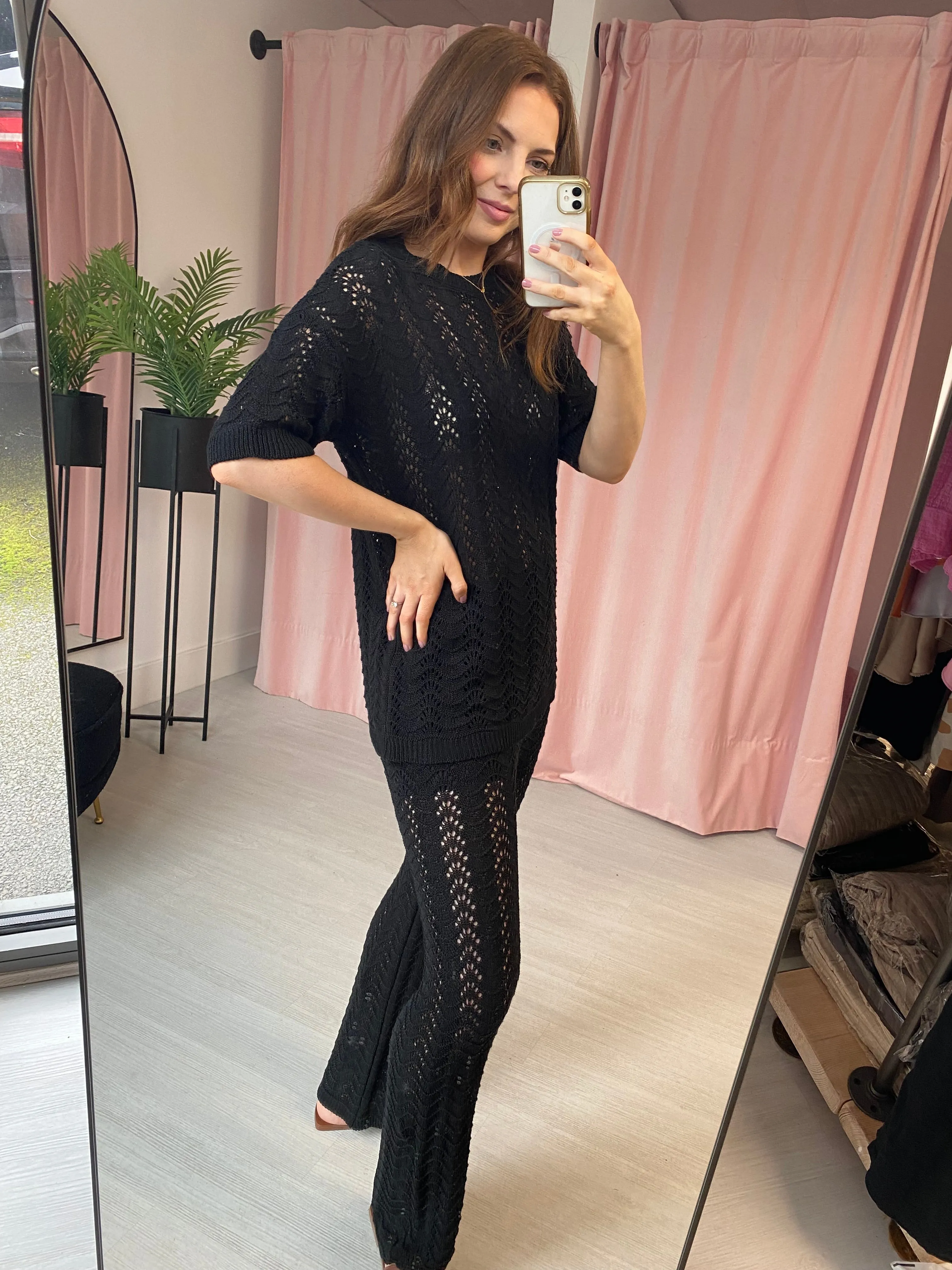 Crochet Co-ord - Black