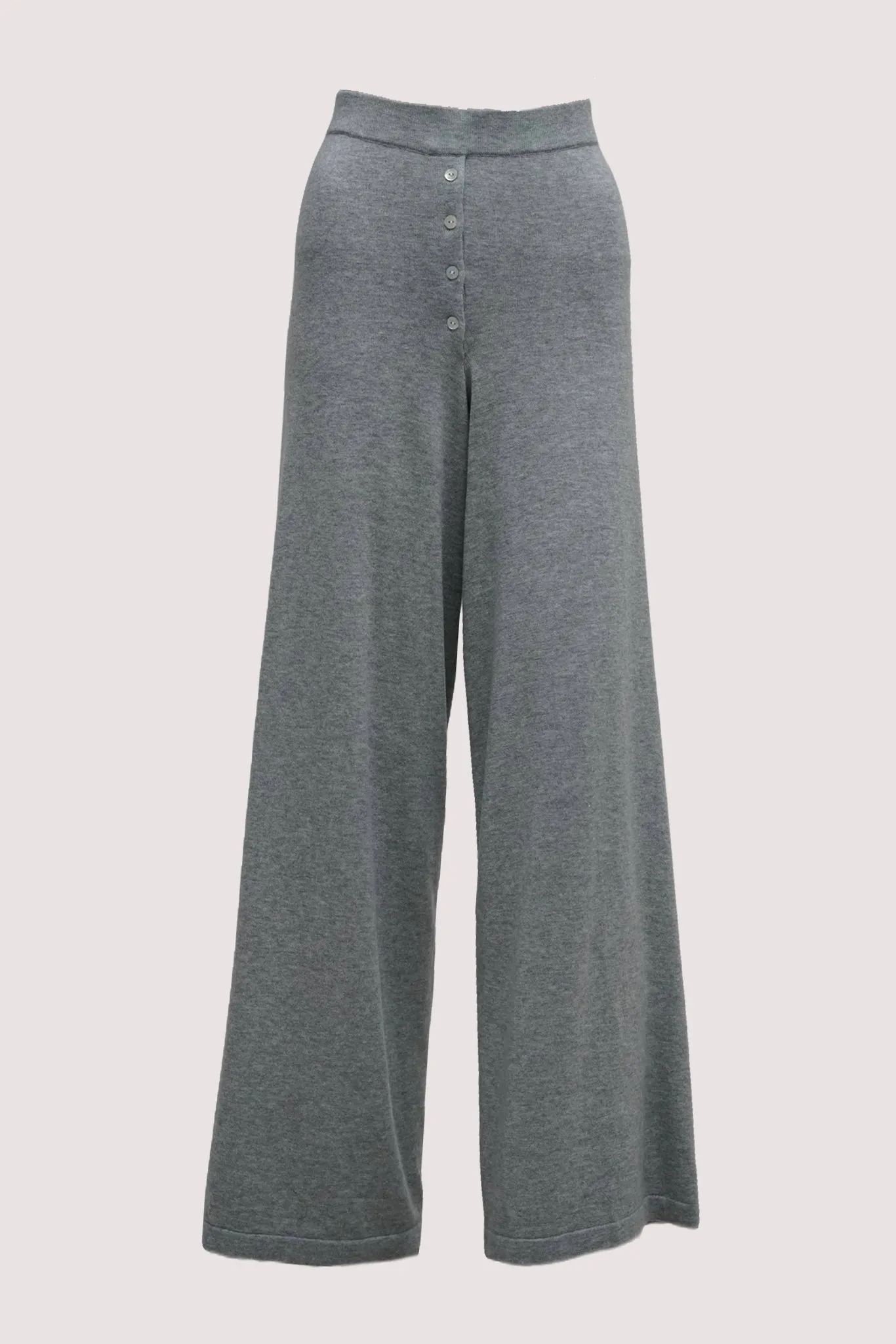 Grey Melange Track Pants