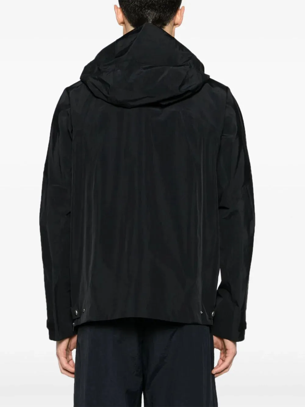 Lobe Panelled Hooded Jacket