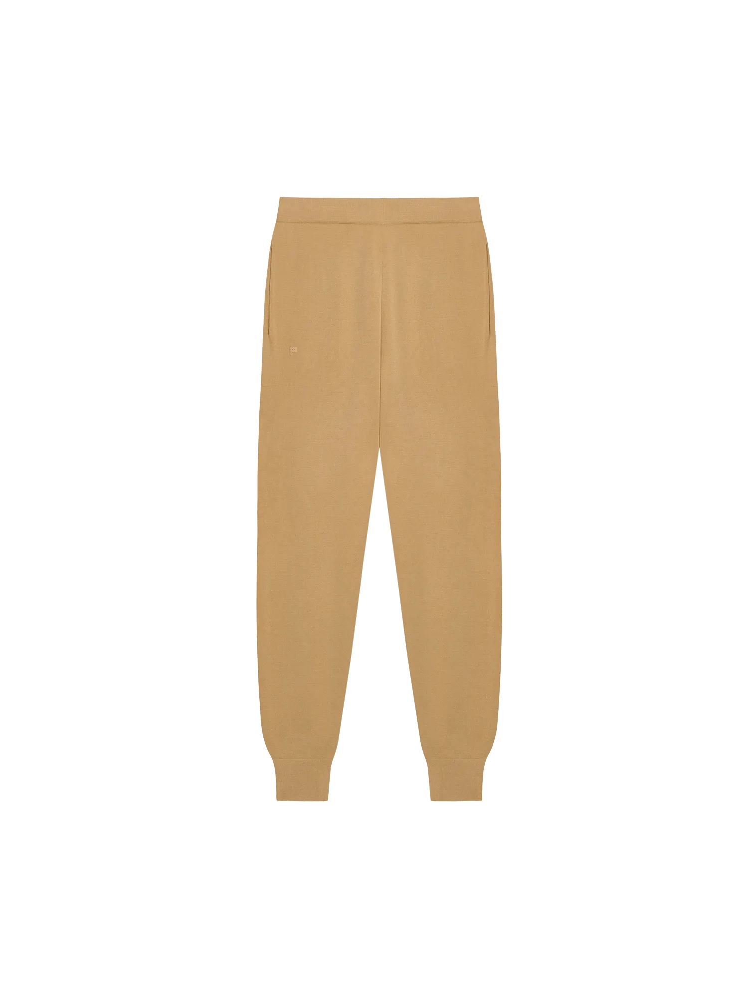Mens Regenerative Merino Wool Track Pantscamel
