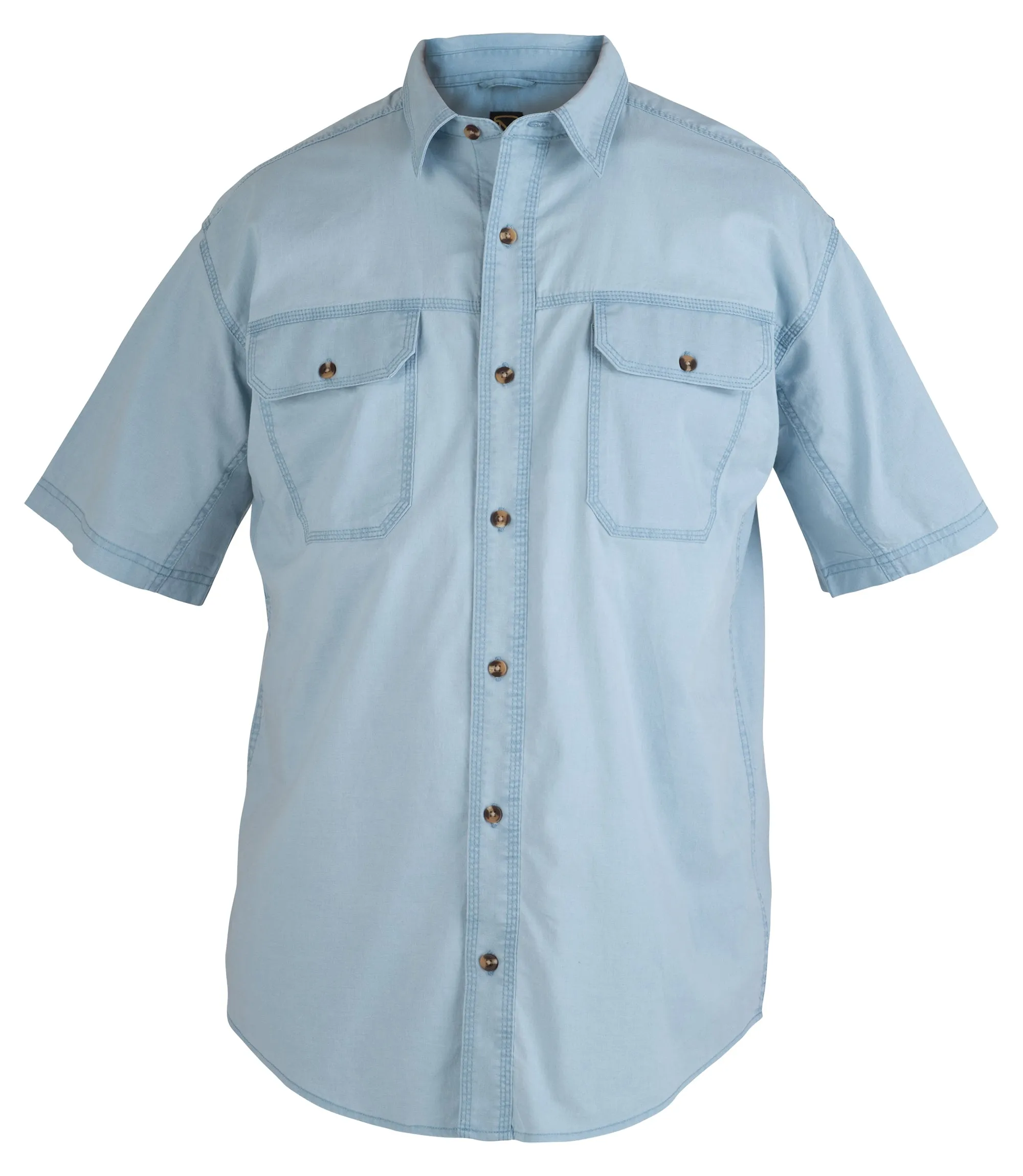 Men's Short Sleeve Weathered Work Shirt (Closeout)