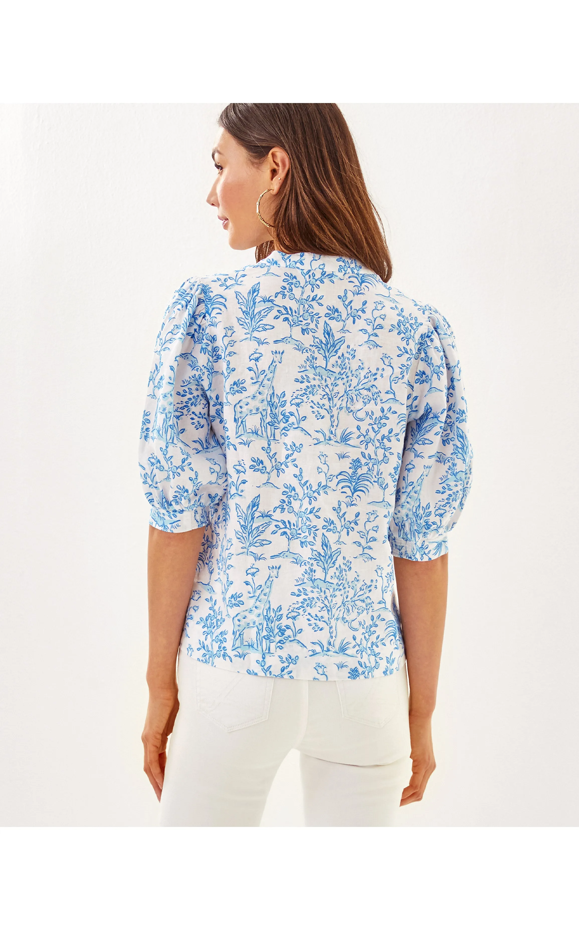 Mialeigh Linen Top Tall Tales