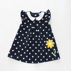 Navy Daisy Dress