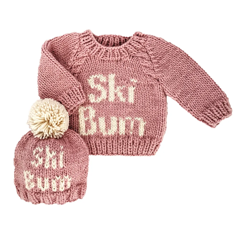 Ski Bum Crew Neck Sweater Rosey