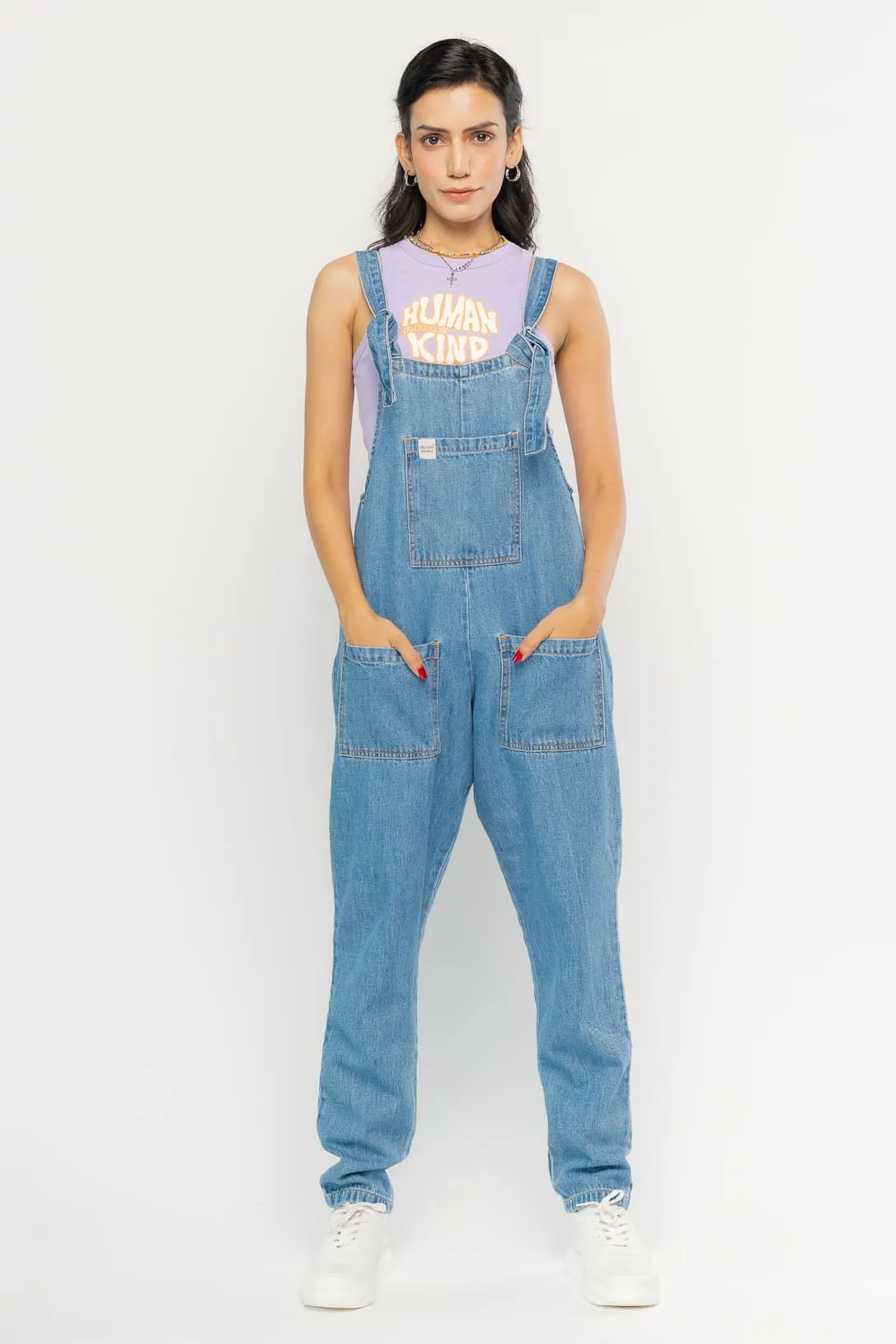 Sky Denim Dungaree