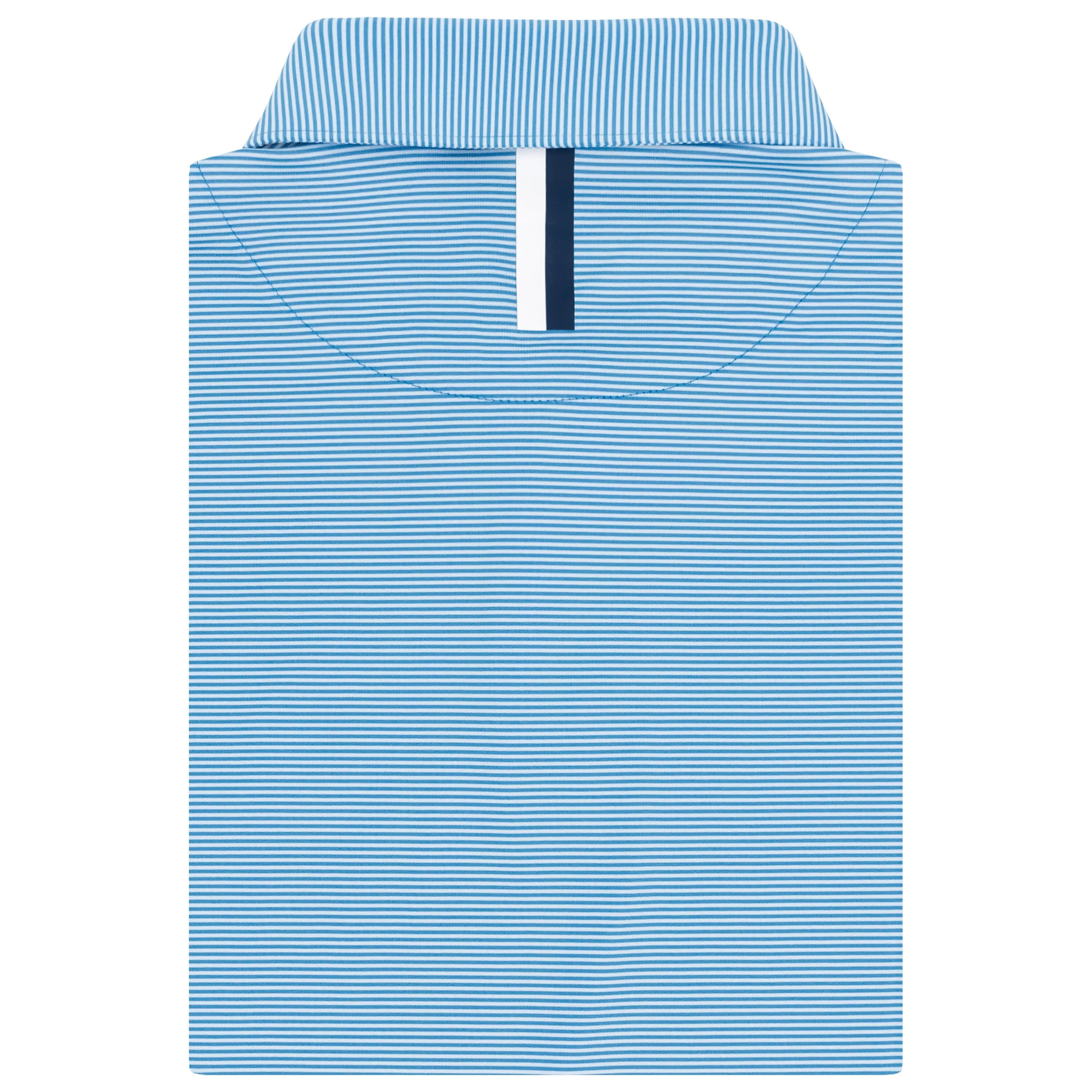 The Crispy Stripe | Performance Polo | The Crispy Stripe - Maritime Blue/White