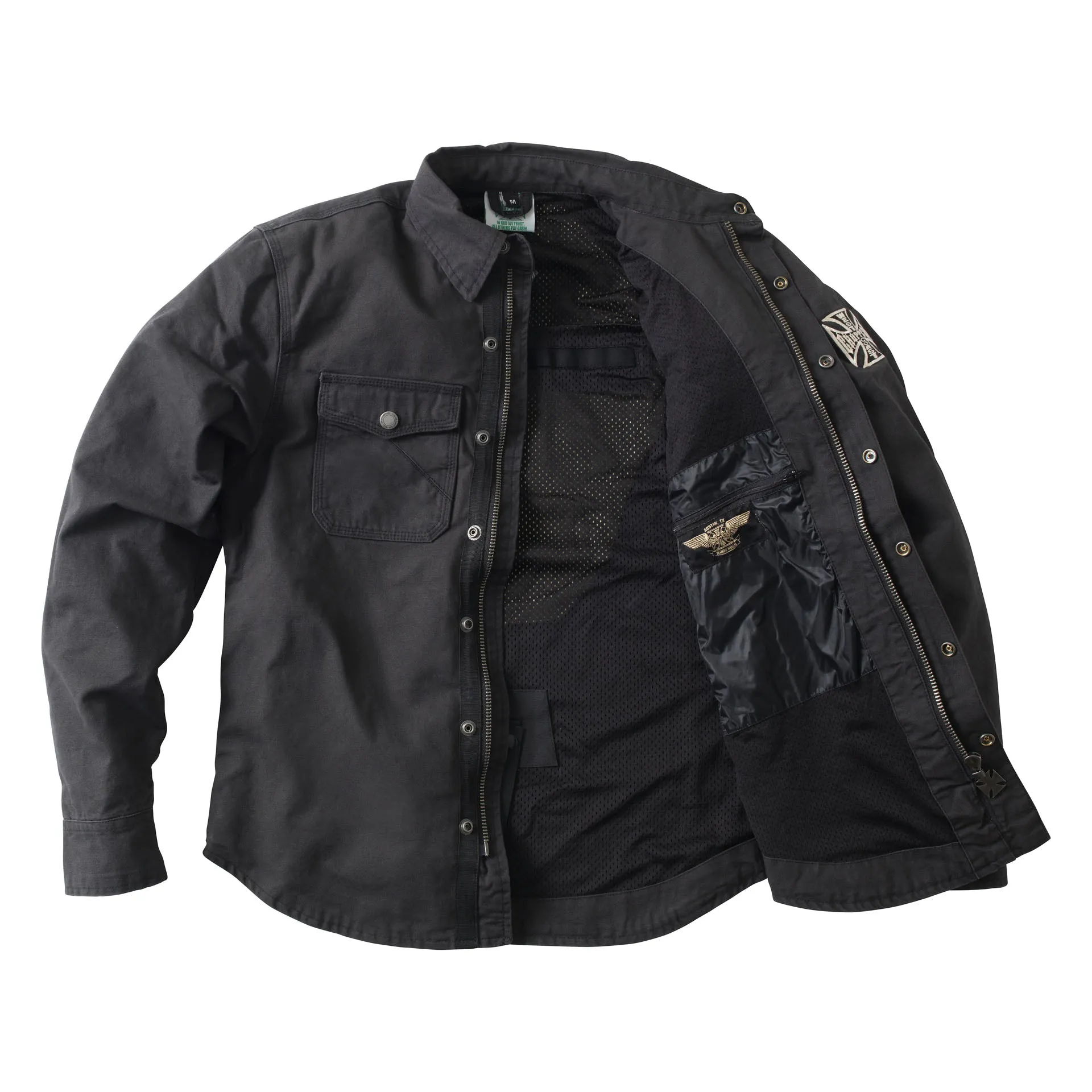 WCC FORGED RIDING JACKET - BLACK
